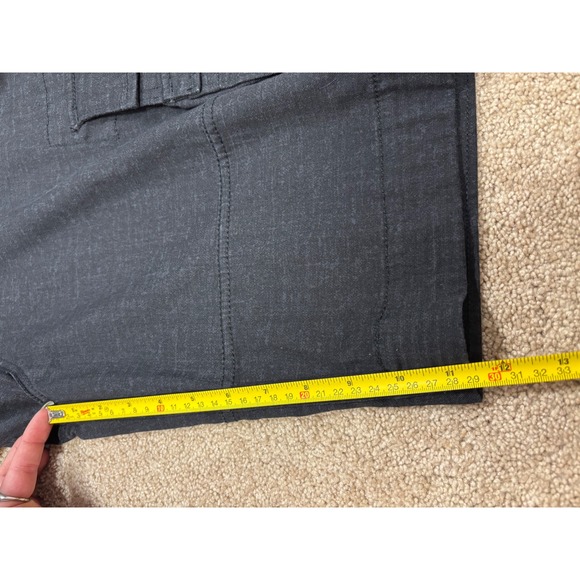 Levi's Mens Cargo Shorts Black Belted Relaxed Fit Cotton Blend size‎ 38 - Picture 8 of 9